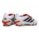 Scarpa Adidas Predator 26 Elite Tongue FG Bianco Nero Rosso