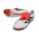 Scarpa Adidas Predator 26 Elite Tongue FG Bianco Nero Rosso