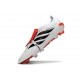 Scarpa Adidas Predator 26 Elite Tongue FG Bianco Nero Rosso