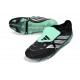 Scarpa Adidas Predator 26 Elite Tongue FG Nero Bianco Verde