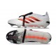 Scarpa Adidas Predator 26 Elite Tongue FG Bianco Rosso