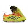 Scarpa Adidas Predator 26 Elite Tongue FG Giallo Nero Rosso