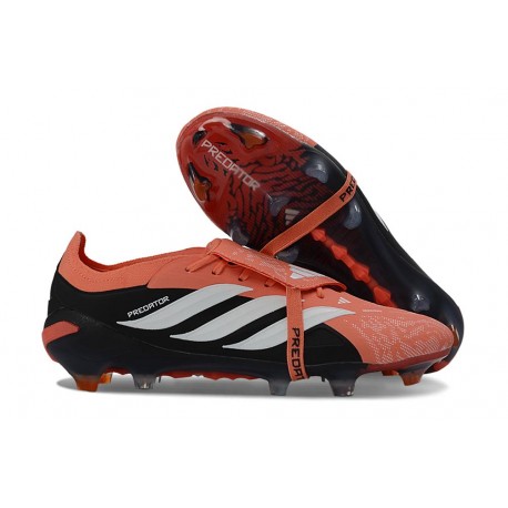 Scarpa Adidas Predator 26 Elite Tongue FG Arancio Nero Bianco