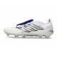 Scarpa Adidas Predator 26 Elite Tongue FG Bianco Argento Blu