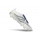 Scarpa Adidas Predator 26 Elite Tongue FG Bianco Argento Blu