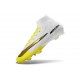 Scarpe da Calcio Nike Mercurial Superfly 10 Elite FG Bianco Oro Giallo