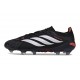 Adidas Predator 26 Elite L FG Nero Bianco Rosso