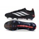 Adidas Predator 26 Elite L FG Nero Bianco Rosso