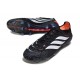 Adidas Predator 26 Elite L FG Nero Bianco Rosso