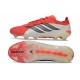 Adidas Predator 26 Elite L FG Rosso Lucido Nero Core Ftwr Bianco