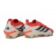 Adidas Predator 26 Elite L FG Rosso Lucido Nero Core Ftwr Bianco