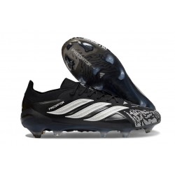 Adidas Predator 26 Elite L FG Nero Bianco