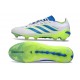 Adidas Predator 26 Elite L FG Bianco Blu