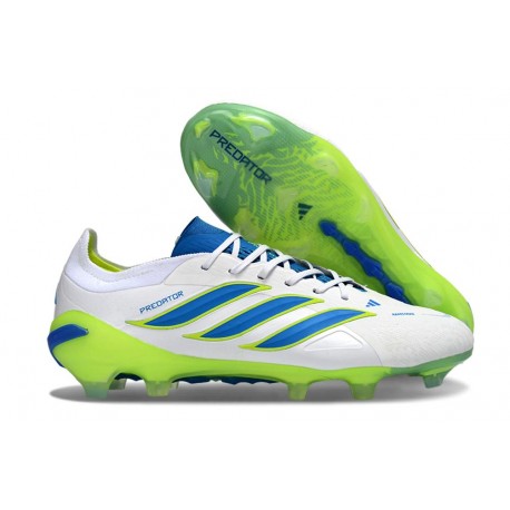 Adidas Predator 26 Elite L FG Bianco Blu