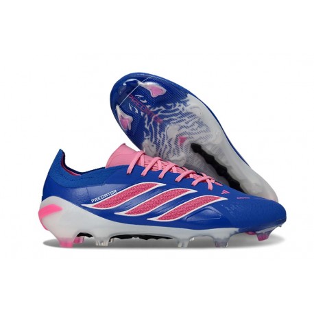 Adidas Predator 26 Elite L FG Blu Rosa