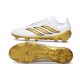 Adidas Predator 26 Elite L FG Bianco Oro