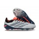 Adidas Predator 26 Elite L FG Grigio Nero Rosso