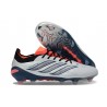 Adidas Predator 26 Elite L FG Grigio Nero Rosso