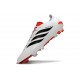 Adidas Predator 26 Elite L FG Bianco Nero Rosso