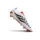 Adidas Predator 26 Elite L FG Bianco Nero Rosso