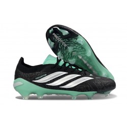 Adidas Predator 26 Elite L FG Nero Bianco Verde