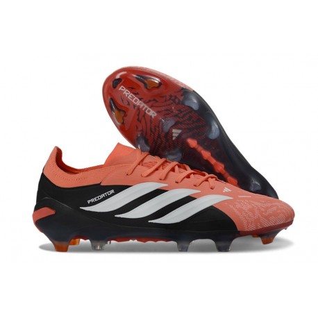 Scarpa da Calcio Adidas Predator Elite L FG Arancione Nero Bianco