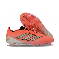 Scarpa da Calcio Adidas Predator Elite L FG Rosso Oro