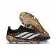 Scarpa da Calcio Adidas Predator Elite L FG Nero Bianco Oro