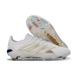 Scarpa da Calcio Adidas Predator Elite L FG Bianco Oro