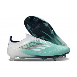 Adidas F50 Elite FG Nuovo Scarpa Verde Bianco Argento