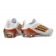 Adidas F50 Elite FG Nuovo Scarpa Bianco Oro