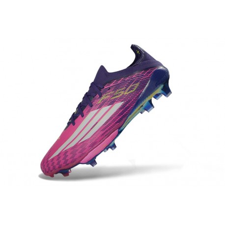 adidas Scarpe da Calcio F50+ FG X Lamine Yamal Viola Rosa Bianco