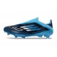 Scarpa adidas F50 + Laceless Elite FG Nero Blu