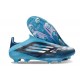 Scarpa adidas F50 + Laceless Elite FG Nero Blu