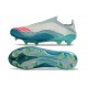 adidas F50 + Laceless Elite FG Messi Ftwr Bianco Rosa Lucido Flash Acqua