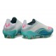 adidas F50 + Laceless Elite FG Messi Ftwr Bianco Rosa Lucido Flash Acqua