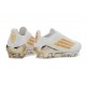 Scarpa adidas F50 + Laceless Elite FG Bianco Oro