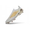 Scarpa adidas F50 + Laceless Elite FG Bianco Oro