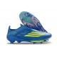 adidas F50 + Laceless Elite FG MESSI Team Blu Royal Giallo Solare Semi Blu Burst
