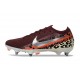 Nike Zoom Mercurial Vapor XVI Elite SG-Pro United - Borgogna / Argento Metallizzato / Rosso / Fossile