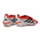 Adidas Predator 26 Elite Tongue FG Rosso Lucido Nero Core Ftwr Bianco