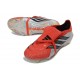 Adidas Predator 26 Elite Tongue FG Rosso Lucido Nero Core Ftwr Bianco