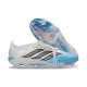 Scarpa Adidas Predator 26 Elite Tongue FG Bianco Blu Nero