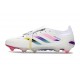 Scarpa Adidas Predator 26 Elite Tongue FG Bianco Rosa