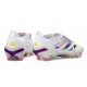 Scarpa Adidas Predator 26 Elite Tongue FG Bianco Rosa