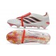 Scarpa Adidas Predator 26 Elite Tongue FG Bianco Rosso Nero
