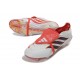 Scarpa Adidas Predator 26 Elite Tongue FG Bianco Rosso Nero
