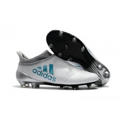 Scarpe da Calcio Nuove adidas X 17+ Purespeed FG - Bianco Blu