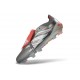 Scarpa Adidas Predator 26 Elite Tongue FG Ferro Metallizzato Zero Metallico Rosso Lucido