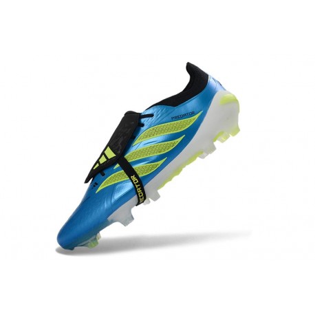 Scarpa Adidas Predator 26 Elite Tongue FG Ray Blu Team Giallo Solare